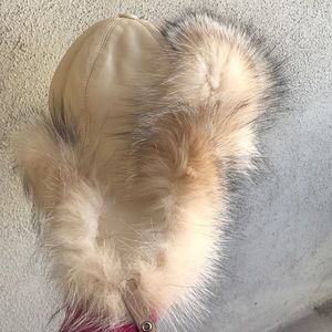 Real fur (Fox) winter hat